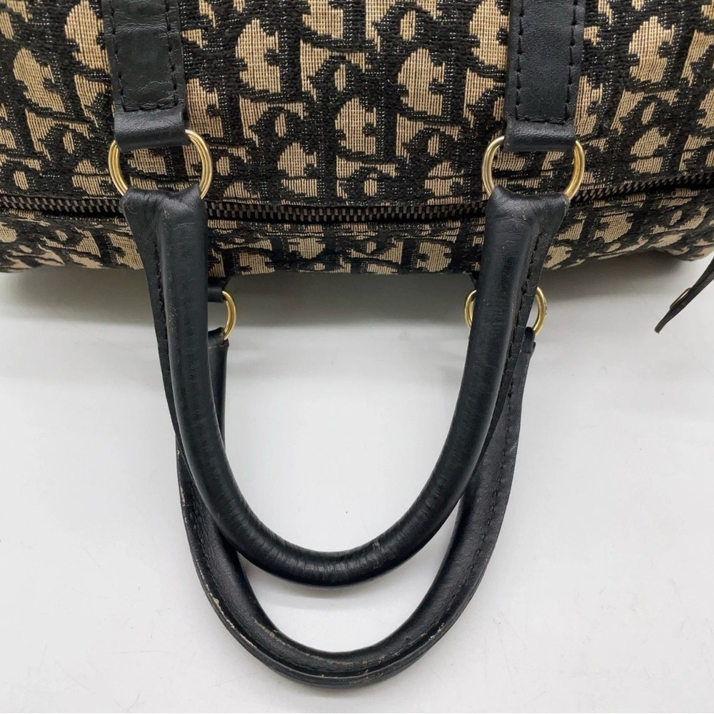 Dior trotter monogram Black and Cream Patterned Travel Bag - Picture 4 of 13